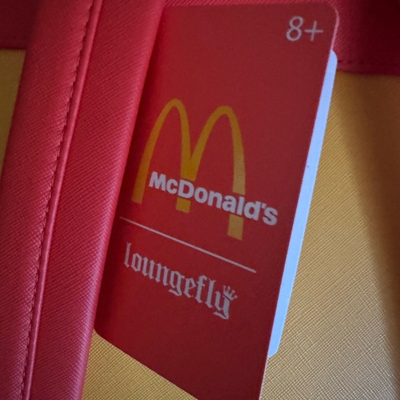 McDonald's Vintage Fry Kids Triple Pocket Mini Backpack NWT - Picture 4 of 6